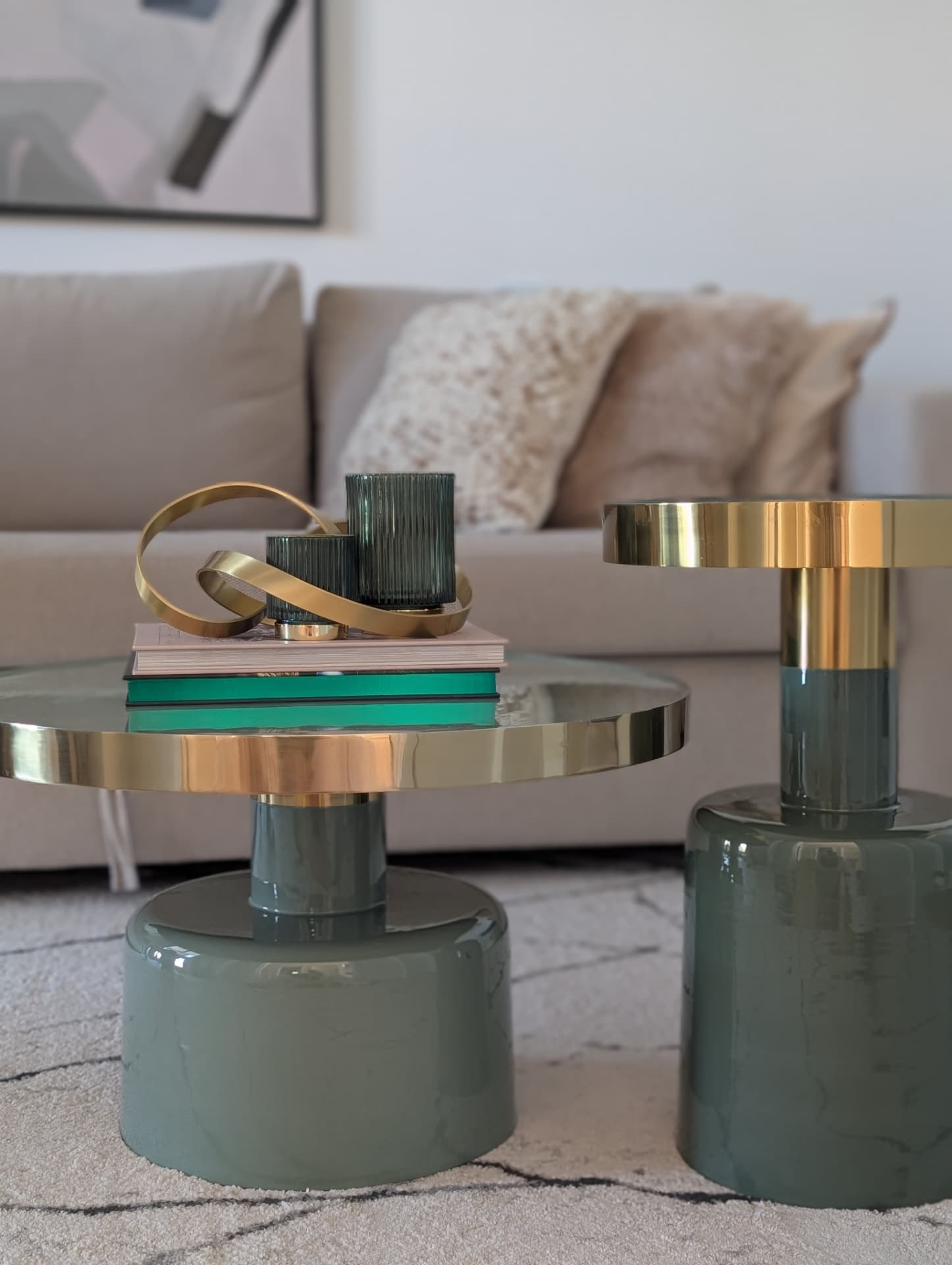 Brass Side Tables — Ericeira